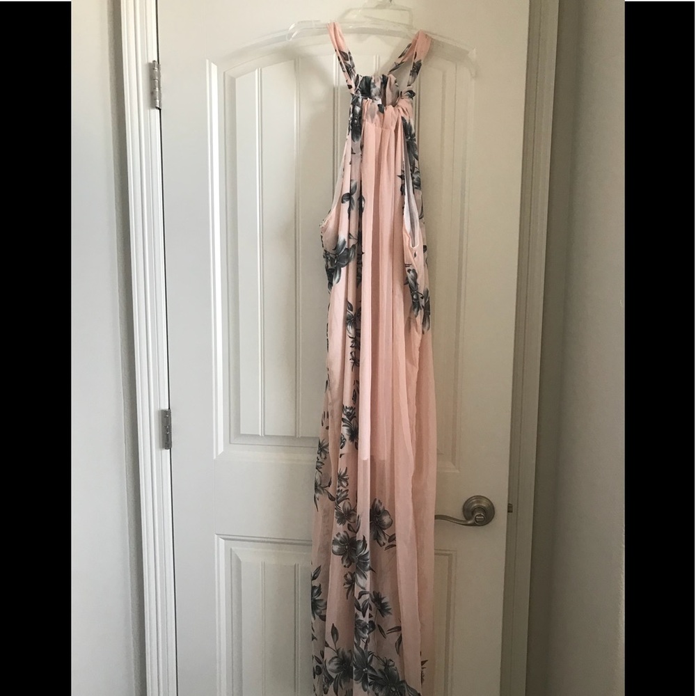 Spiral maxi dress